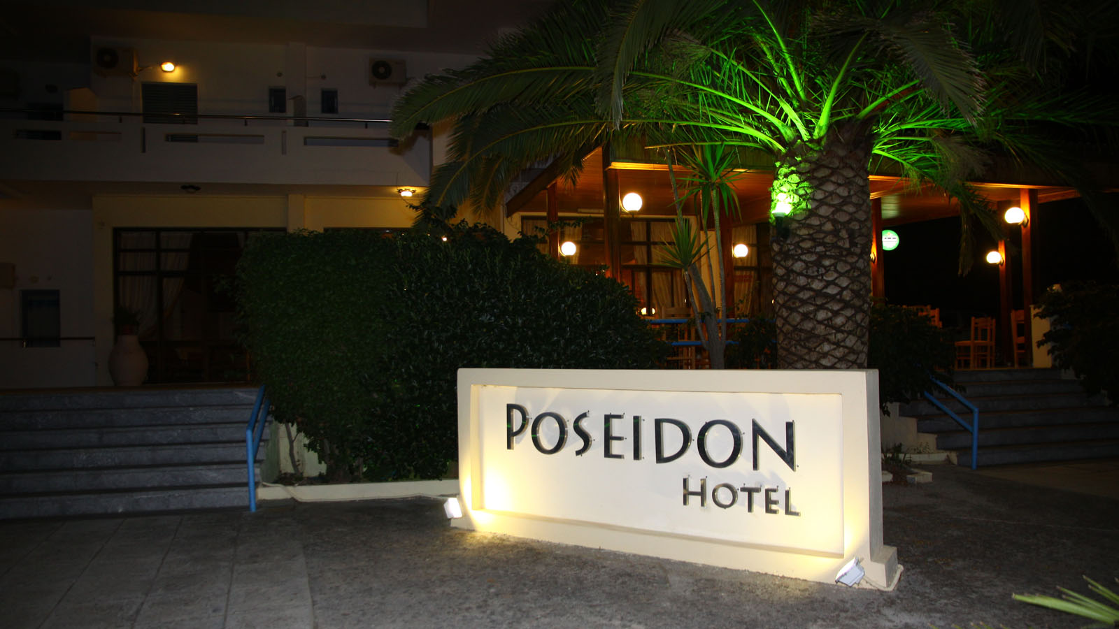 Hotel Poseidon Amoudara main entrance